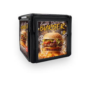 หน้าจอ LED แสดงผล GPS 4G แบบสามด้านสำหรับกล่องส่งอาหาร <span class=keywords><strong>โฆษณา</strong></span>บนมอเตอร์ไซค์ - Product Image 4