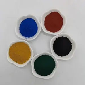 Pigments d'oxyde de fer comme colorants et protecteurs pour la peinture sur bois 101 130 190 poudre de couleur rouge