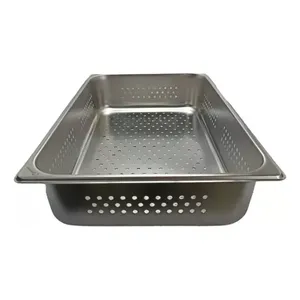 Insert en acier inoxydable perforé 1/2 10 cm Shorbull - Product Image 1