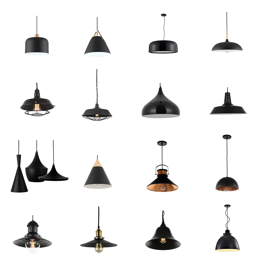 metal Iron Art Retro Industrial Style Pendant Light Simple Nordic Design Pendant Light Kitchen Island Table Pendant Light