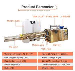 Máquina de Termonebulización Agrícola, la Mejor Máquina de Termonebulización Portátil en Sudáfrica, Tipo Puls Jet - Product Image 4