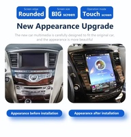 Autoradio Android 13 Écran tactile GPS Navigation Vidéo Player Multimedia Player Head Unit pour Infiniti QX60 JX35 2012-2019