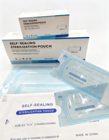 Sachets de Stérilisation Dentaire Transparents Auto-Scellants Écologiques – Boîte de 200 Sachets de Qualité Médicale pour Autoclave, Idéaux pour Cliniques et Prévention des Infections