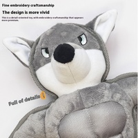 Dents vocales de chien en forme de muscle animal écologique nettoyant les jouets en peluche résistants aux morsures