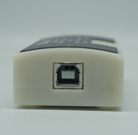 Modul Komunikasi Terisolasi USB ke RS232/RS485/RS422, Konverter Serial Industri Kompatibel USB1.1/2.0 dengan Sakelar Mode