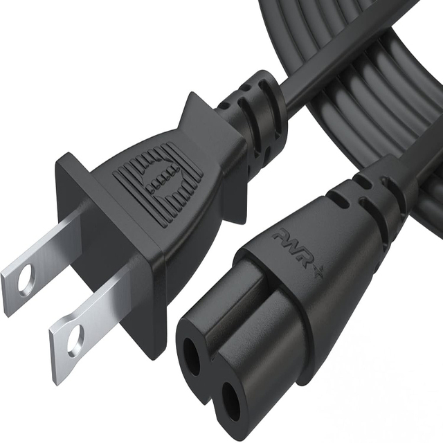 10A 125V 110V 1.5m NEMA 1-15P 2Pin Ac IEC C7 Extension Cable America Us Plug Usa 2 Pin 2pin C7 Power Cord for Computer Electric
