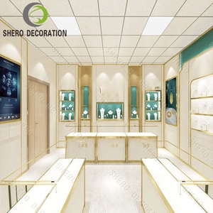 Vitrine de présentation de bijoux sur mesure, design moderne pour magasin de bijouterie - Product Image 1