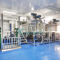Machine de fabrication de savon liquide 500L avec réservoir agitateur, mélangeur de détergent pour lave-vaisselle, homogénéisateur de shampoing, équipement de mélange de conditionneur