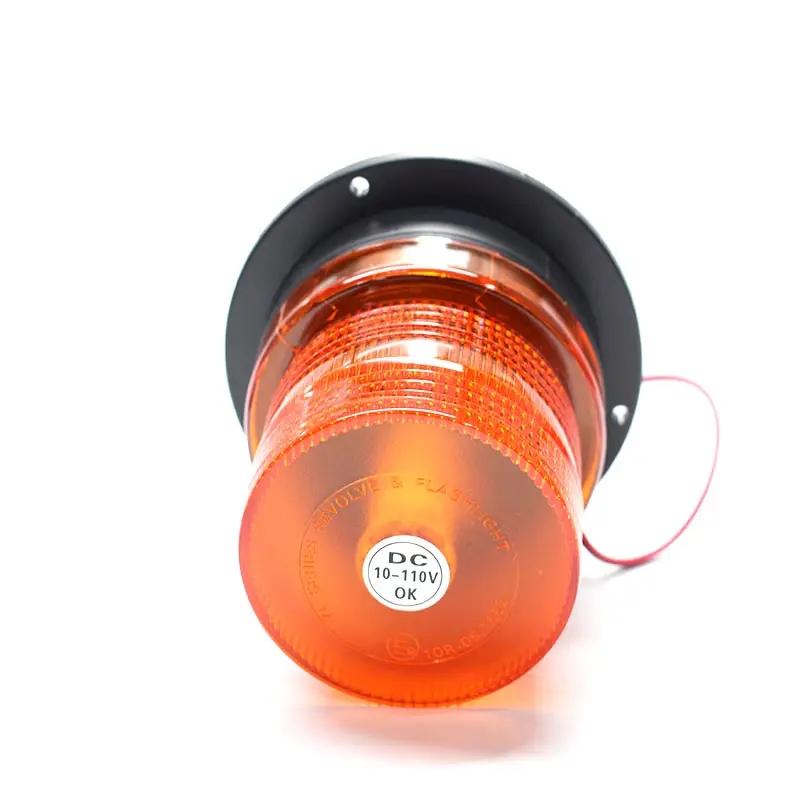 สีส้ม10-110โวลต์สมาร์ททำงาน LED Strobe แม่เหล็ก/สกรู Led กระพริบไฟเตือน