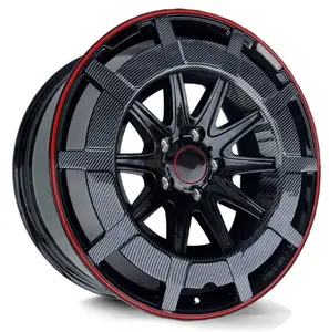 22英寸锻造车轮，定制不同尺寸1-2-3件式铝制锻造轮辋车轮。