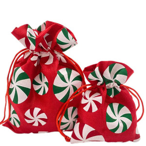 Sacs cadeaux en coton personnalisés avec cordon de serrage pour la fête de naissance ou l'anniversaire, pour bonbons - Product Image 5