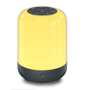 Veilleuse LED et machine à bruit blanc mini pour bébé, avec éclairage blanc chaud/blanc pur, intensité réglable et programmable pour le sommeil - Product Image 1