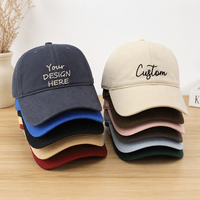 Gorras de Béisbol de Algodón de 6 Paneles Personalizadas al por Mayor, Gorra de Béisbol Suave sin Estructura con Logotipo Bordado, Gorra Tipo Dad Hat