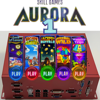 Aurora 1 5 en 1 Juegos de Habilidad JKL Placa PCB Vertical para PC con Software de Vista Previa y Habilidades para Máquina de Juegos de Arcade