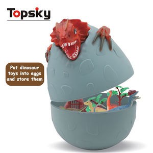 Dessin animé démonter dinosaure oeuf ensemble jouer maison dinosaure monde Simulation vie scène bricolage jouets éducatifs pour les enfants - Product Image 4