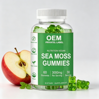 Gummies à la chlorophylle, vitamine C, D3, zinc, complexe B, B12, curcuma et mousse de mer