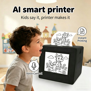 Impresora <span class=keywords><strong>Mini</strong></span> para Niños, Caja Roja, Inalámbrica, Portátil, con IA, Impresión Instantánea de Fotos y Vídeos, en Stock, Impresora con IA Activada por Voz para Niños - Product Image 2