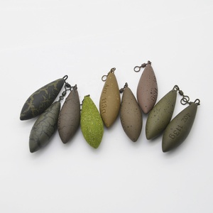 Plombs de pêche à la carpe en forme d'olive Assortiment de plombs de carpe pleine taille pour la pêche de fond - Product Image 2