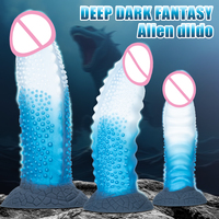 Dildo monstre en silicone, Phallus animal, Dildo fantaisie extraterrestre, Plug anal épais, Jouets sexuels anaux pour adultes pour hommes et femmes