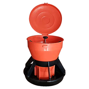 Pemberi makan babi otomatis plastik sisi ganda tempat makan babi melalui babi - Product Image 6