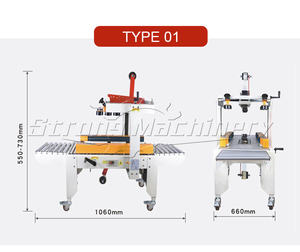 Machine automatique électrique à grande vitesse pour l'érection, le pliage et la fermeture de cartons pour l'emballage alimentaire dans les usines de fabrication - Product Image 3