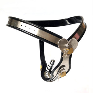 Ceinture de chasteté imperméable pour femmes, modèle HT-XXNT, jouet sexuel alternatif pour adultes, forme de cœur, T-back, verrouillage caché, jouets sexuels SM - Product Image 5