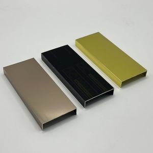 Phật sơn chất lượng cao nhôm 40*10 <span class=keywords><strong>U</strong></span> kênh <span class=keywords><strong>U</strong></span> hình gạch hồ sơ cắt cho tường & sàn khách sạn & biệt thự trang trí - Product Image 1