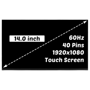 Nueva Pantalla LCD de Repuesto para HP Zbook Firefly 14 G7 <span class=keywords><strong>G8</strong></span> para Elitebook <span class=keywords><strong>640</strong></span> 645 G9 G10 de 14.0 Pulgadas, 40 Pines, Panel LED con Pantalla Táctil - Product Image 1