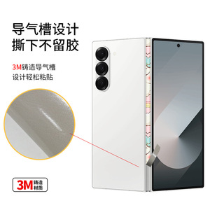 Samsung Fold6 Hinge Protector <b>Film</b> PET Matte Creative Cartoon Skin Mobile Phone Sticker - Product Image 1