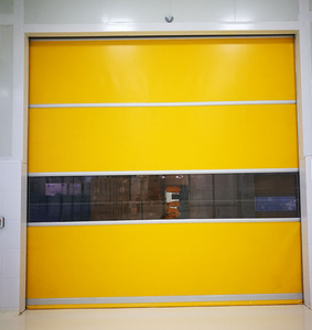 Puerta <span class=keywords><strong>Enrollable</strong></span> Rápida para Interiores, Venta al por Mayor, Automática, Marco de Aluminio, PVC de Alta Hermeticidad, Alta Velocidad - Product Image 2