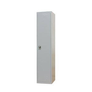 Armario de Almacenamiento Gris de Una Puerta para Dormitorio, Armario Metálico de Altura Completa con un Compartimento, Fácil de Montar, <span class=keywords><strong>ORPHEUS</strong></span> - Product Image 2
