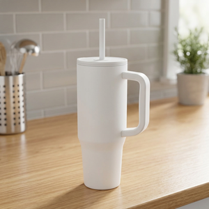 Bottiglia in Acciaio Inossidabile Isolata da 900ml Senza Marca con Cannuccia in Silicone, Prestazioni Caldo/Freddo Certificate, Modello per Studenti 100867-7 - Product Image 2