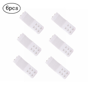 Customized 6pcs One Set Nylon <strong>Bra</strong> Elastic Band with 2 Hook 3 Row <strong>Bra</strong> <strong>Extension</strong> - Product Image 2