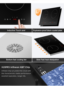 Commercial Smart Double Induction Cooker for Household Kitchen <b>Stove</b> 2 Burner 2 Burner Induction <b>Stove</b> 2 Burner Induction <b>Stove</b> - Product Image 1