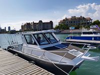 2022 Nouveau design 7.3m x 2.45m multi coque petit catamaran bateau