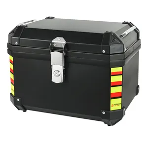 Super September 48l Plastic Motorfiets Staartdoos Motorfiets Accessoires Achterste Laadbak Voor Opslag Motorfiets Trunks