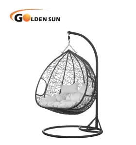 Latest Modern Oversize Super Comfortable Stylish Hanging Bed with Stand Chair Garden Furniture Patio Outdoor Swings Chair