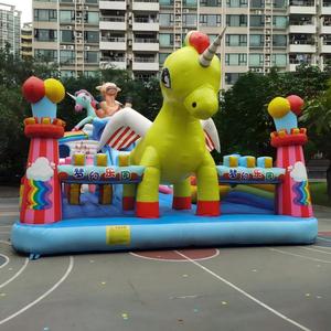 Ngoài trời mới trẻ em Inflatable lâu đài sân chơi ngoài trời lớn Trampoline nhảy giường lớn trượt nghịch ngợm lâu đài sân chơi - Product Image 6