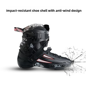 Patins à glace professionnels unisexes pour débutants et adultes - Chaussures de patinage artistique avec empeigne en PP et fermeture à boucle, patins à roulettes pour glace réelle - Product Image 3