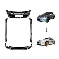 Kit Carrosserie Yofer Style PP : Lame Avant, Jupes Latérales, Diffuseur Arrière – Compatible Tesla Model Y Juniper 2025 Plus – Pièces de Carrosserie Extérieures