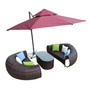 Canapé <span class=keywords><strong>d</strong></span>'<span class=keywords><strong>angle</strong></span> moderne en osier et rotin, accessoire de <span class=keywords><strong>jardin</strong></span> populaire - Product Image 6