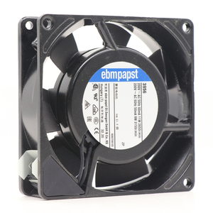 Ventilateur axial compact AC ebmpapst ebm 3956 de remplacement 92*92*25mm 230V, ventilateur de refroidissement à haut débit d'air pour la ventilation des armoires - Product Image 1