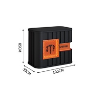Comptoir de réception de style industriel en métal avec logo personnalisé, éclairage LED pour bar et bureau