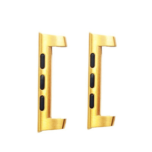 1 par de adaptadores de conector de correa de <span class=keywords><strong>reloj</strong></span> de acero inoxidable para <span class=keywords><strong>Apple</strong></span> <span class=keywords><strong>Watch</strong></span> de 41 mm, 45 mm, Ultra3 de 49 mm - Product Image 4