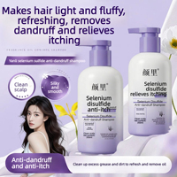 Sampo Anti-Ketombe Yanli Selenium Sulfide untuk Wanita, Rambut Normal, Membersihkan Kulit Kepala, Mengontrol Minyak, Menambah Volume, Menutrisi Rambut