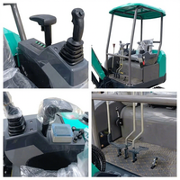 Mini-excavatrice hydraulique de 3 tonnes, moteur, pompe, chenilles en caoutchouc, micro-excavatrice compacte de 22 kW, machine de terrassement certifiée ISO CE