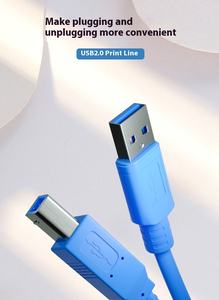 Câble USB 2.0 PVC mâle B mâle 3.5mm 1m/1.5m/3m/10m Longueur de câble Vente en gros Imprimante Scanner Tresse Métal Ordinateur Câble de charge - Product Image 4