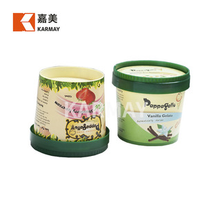 Taza de plástico de helado reciclable, taza vacía barata con logotipo personalizado, 120ml - Product Image 5