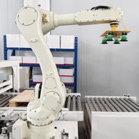Robot industriel palettiseur automatique à 6 axes efficace pour la ligne de production et le travail de palettisation