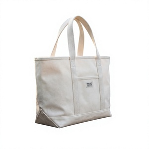 Sac de courses en toile zippé avec poche intérieure, grand sac fourre-tout réutilisable sécurisé pour les trajets quotidiens et les courses - Product Image 6
